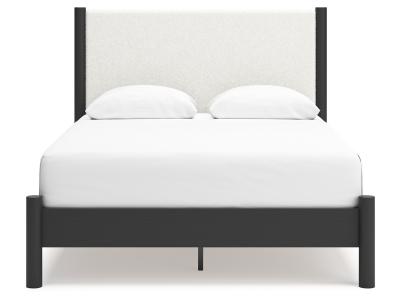 Signature Design by Ashley Cadmori Queen Upholstered Panel Bed - B2616B2