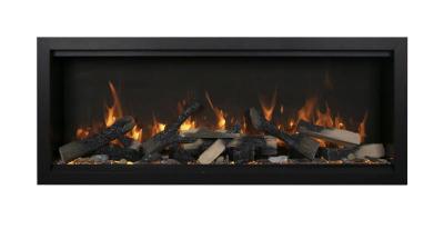 60" Amantii Symmetry Bespoke Xtra Tall Electric Fireplace - SYM-60-XT-BESPOKE