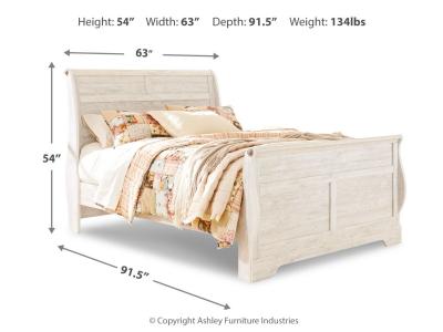 Signature Design by Ashley Willowton Queen Sleigh Bed - B267B29