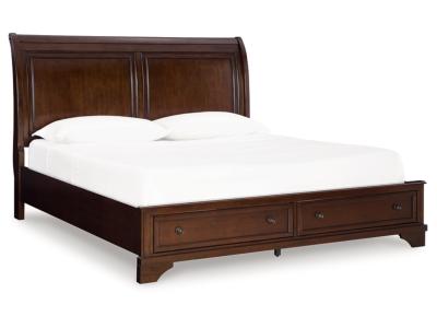 Signature Design by Ashley Trellington King Sleigh Storage Bed - B716B2