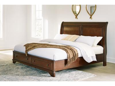 Signature Design by Ashley Trellington King Sleigh Storage Bed - B716B2