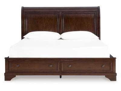 Signature Design by Ashley Trellington Queen Sleigh Storage Bed - B716B1