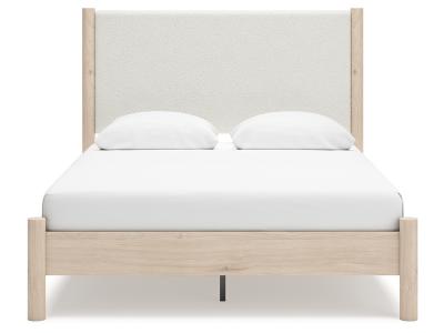 Signature Design by Ashley Cadmori Queen Upholstered Panel Bed - B2615B4