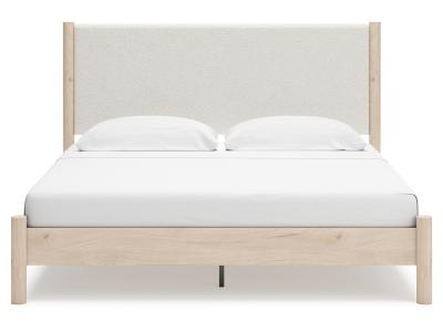 Signature Design by Ashley Cadmori King Upholstered Panel Bed - B2615B7