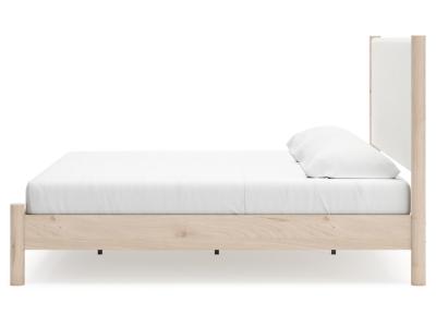 Signature Design by Ashley Cadmori King Upholstered Panel Bed - B2615B7