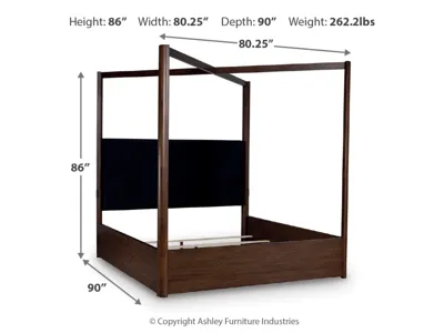 Signature Design by Ashley Dilenno California King Canopy Bed - PCB857B7