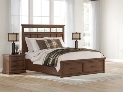 Signature Design by Ashley Taffenbrook California King Panel Storage Bed - B849B5