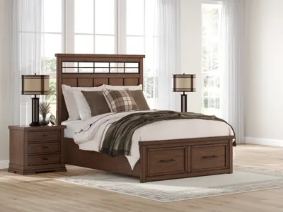 Signature Design by Ashley Taffenbrook Queen Panel Storage Bed - B849B2