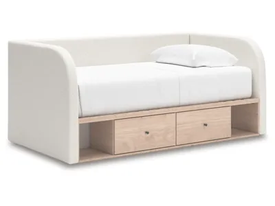 Signature Design by Ashley Arloster Twin Upholstered Day Bed with Storage - PCB1566B9