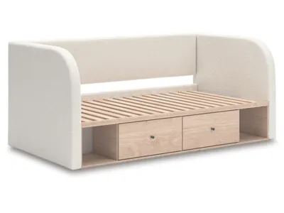 Signature Design by Ashley Arloster Full Upholstered Day Bed with Storage - PCB1566B11