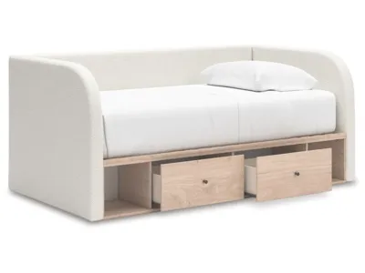 Signature Design by Ashley Arloster Full Upholstered Day Bed with Storage - PCB1566B11