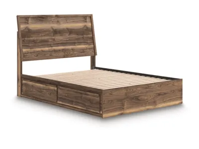 Signature Design by Ashley Chirason Queen Panel Bed with Storage - PCB3367B4