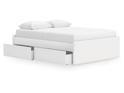 Signature Design by Ashley Onita Queen Platform Bed with 1 Side Storage - EB9630B22
