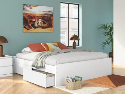 Signature Design by Ashley Onita King Platform Bed with 1 Side Storage - EB9630B23
