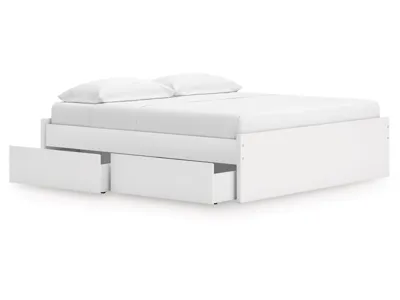 Signature Design by Ashley Onita King Platform Bed with 1 Side Storage - EB9630B23