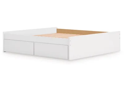 Signature Design by Ashley Onita King Platform Bed with 1 Side Storage - EB9630B23