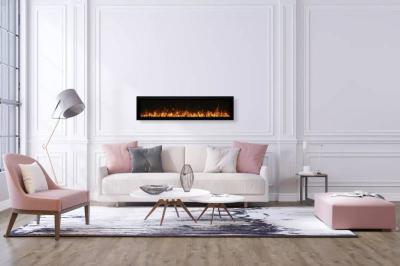 65" Amantii Symmetry Xtra Slim Electric Fireplace - WM-65-XS