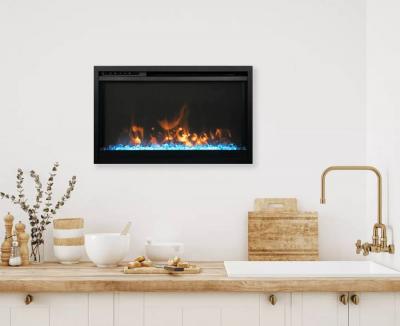 30" Amantii TRD Xtra Slim Smart Electric Fireplace - TRD-30-XS