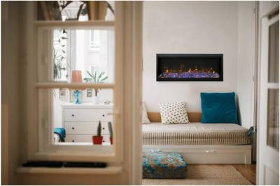 50" Amantii Symmetry XT Smart Electric Fireplace - SYM-50-XT