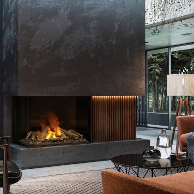 37" Dimplex e-Matrix  32" x 26" Two-Sided Left-Facing Electric Firebox  - FEF3226L2L