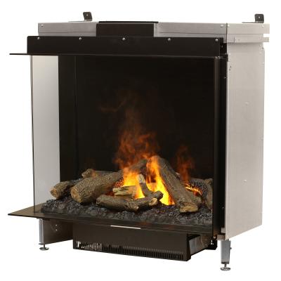 37" Dimplex e-Matrix  32" x 26" Two-Sided Left-Facing Electric Firebox  - FEF3226L2L