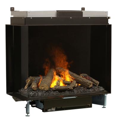 37" Dimplex e-Matrix  32" x 26" Two-Sided Left-Facing Electric Firebox  - FEF3226L2L
