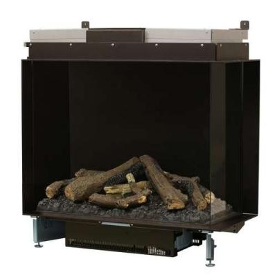 37" Dimplex e-Matrix 32" x 26" Two-Sided Right-Facing Electric Firebox - FEF3226L2R