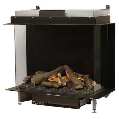 39" Dimplex e-Matrix 32" x 26" Three-Sided Bay Front Glass Electric Firebox – FEF3226L3