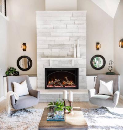 38" Amantii TRD Lumina Electric Fireplace - TRD-38-Lumina