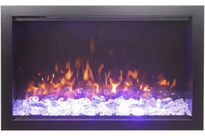 33" Amantii TRD Lumina Electric Fireplace - TRD-33-Lumina