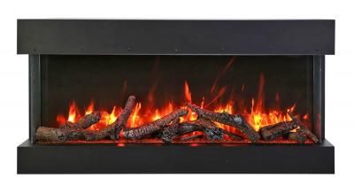 72" Amantii True View Slim Smart Electric Fireplace - 72-TRV-SLIM
