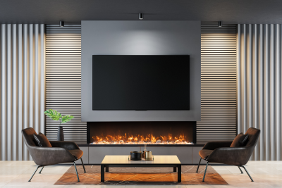 40" Amantii True View Slim Lumina Electric Fireplace - 40-TRV-SLIM-LUMINA