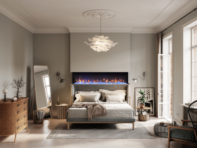 50" Amantii True View Slim Lumina Electric Fireplace - 50-TRV-SLIM-LUMINA