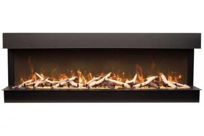 60" Amantii True View Slim Lumina Electric Fireplace - 60-TRV-SLIM-LUMINA