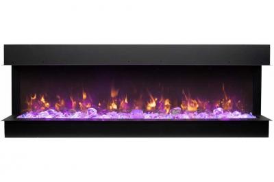 72" Amantii True View Slim Lumina Electric Fireplace - 72-TRV-SLIM-LUMINA