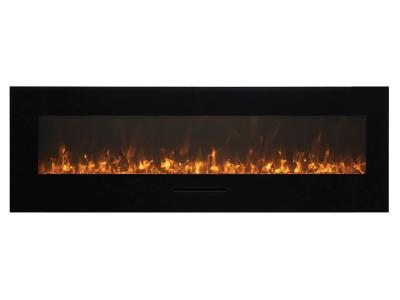 60" Amantii Wall Mount Electric Fireplace - WM-FM-60-7023-BG