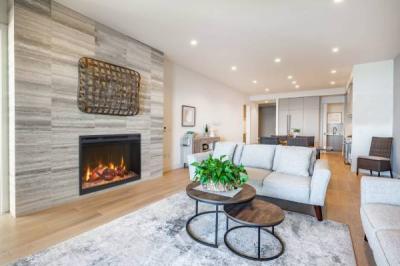 36" Amantii Built-in RusticStone Electric Fireplace - RS36