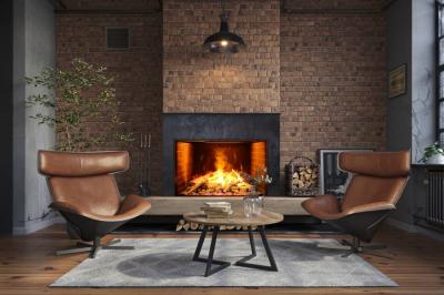 38" Amantii Signature Electric Fireplace Featuring Optimyst Technology - BI-TRD-38-SIG