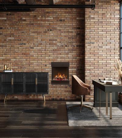 Amantii Freestand Electric Fireplace - CUBE-2025WM-LUMINA