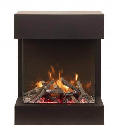 Amantii Freestand Electric Fireplace - CUBE-2025WM-LUMINA