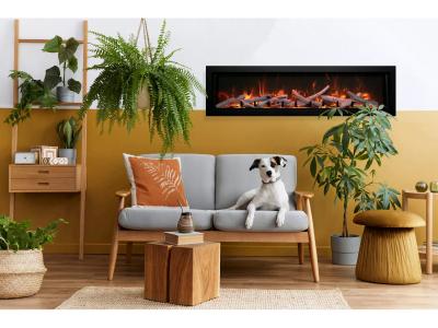 72" Amantii Panorama BI Deep XT Smart Electric Fireplace - BI-72-DEEP-XT