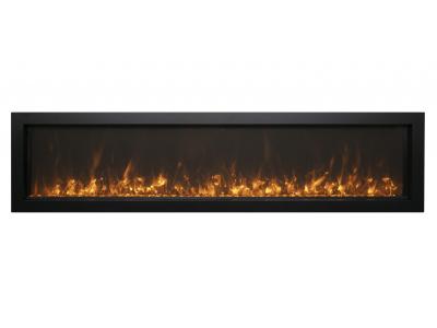 72" Amantii Panorama BI Slim Smart Electric Fireplace - BI-72-SLIM-OD