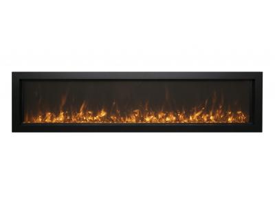 60" Amantii Panorama BI Extra Slim Smart Electric Fireplace - BI-60-XTRASLIM