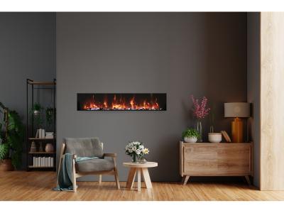 60" Amantii Panorama BI Extra Slim Smart Electric Fireplace - BI-60-XTRASLIM