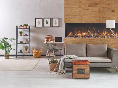 88" Amantii Tru View XT XL Electric Fireplace - 88-TRV-XT-XL