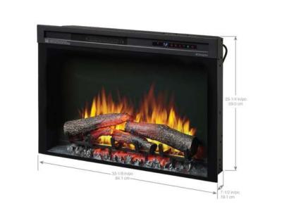 33" Dimplex Nova Plug-In Electric Firebox with Logs - XHD33L