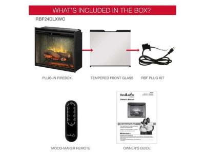 24" Dimplex Revillusion Built-In Firebox - RBF24DLXWC
