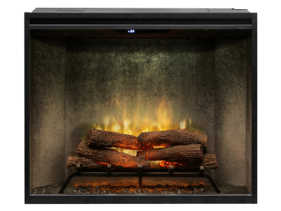 36" Dimplex Revillusion Portrait Built-In Firebox with Front Glass and Plug Kit - RBF36PWC-FG