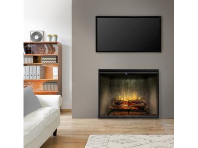 36" Dimplex Revillusion Portrait Built-In Firebox with Front Glass and Plug Kit - RBF36PWC-FG