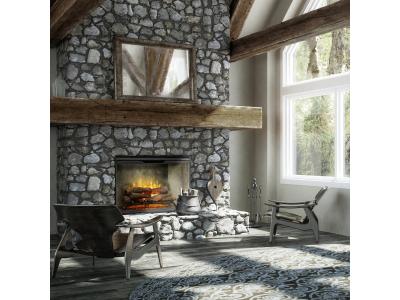 36" Dimplex Revillusion Built-In Firebox with Front Glass and Plug Kit - RBF36WC-FG